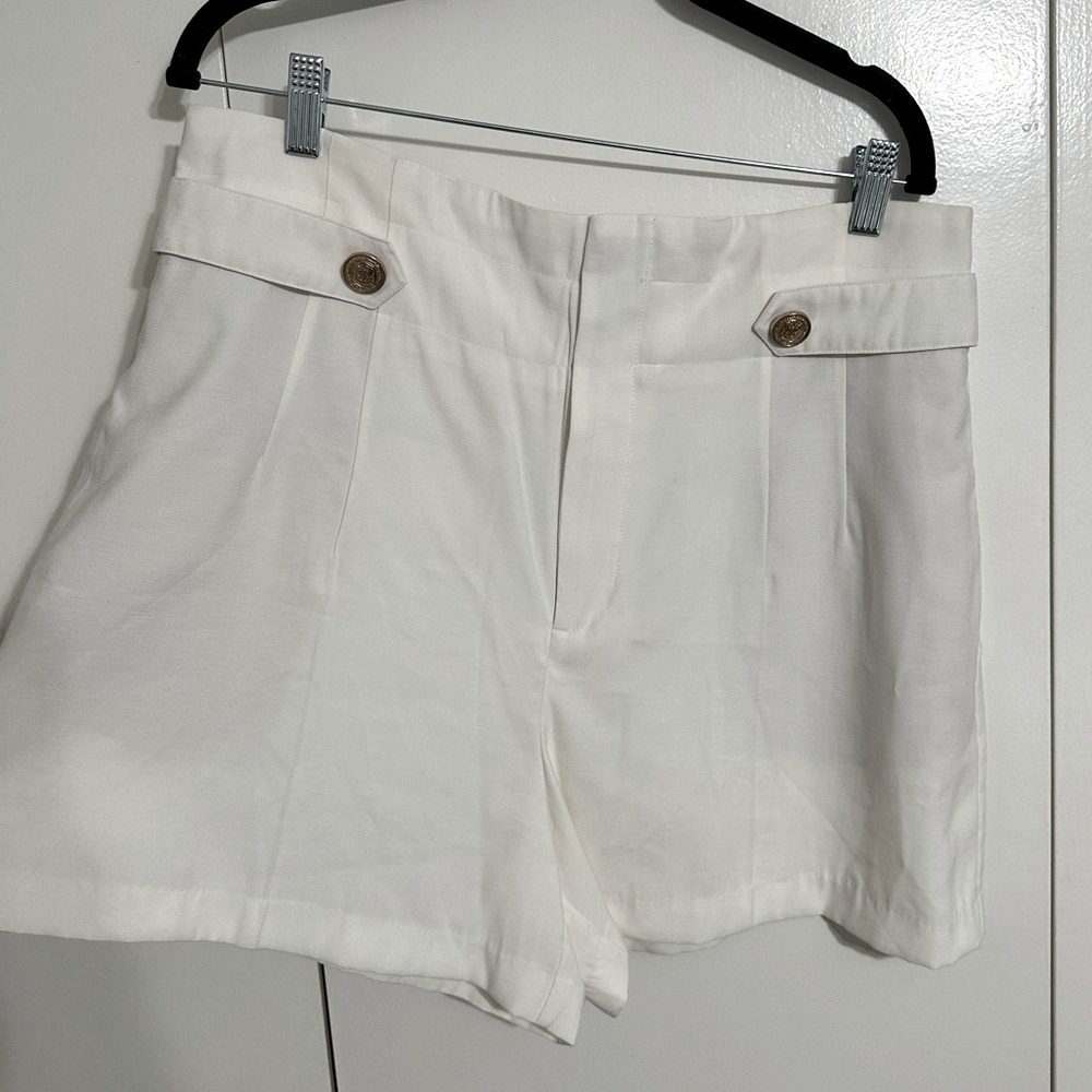 High Waist Dress Wide Leg Shorts